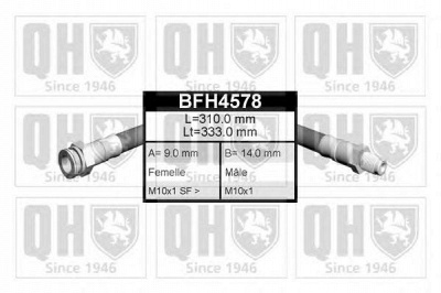 QUINTON HAZELL bfh4578 -  Тормозной шланг